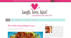 Desktop Screenshot of laughlovekiss.com